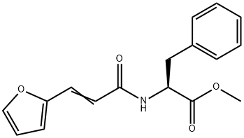 L-Phenylalanine, N-[3-(2-furanyl)-1-oxo-2-propen-1-yl]-, methyl ester Structure