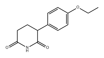 2,6-Piperidinedione, 3-(4-ethoxyphenyl)- 구조식 이미지