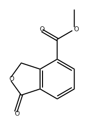 4-Isobenzofurancarboxylic acid, 1,3-dihydro-1-oxo-, methyl ester Structure