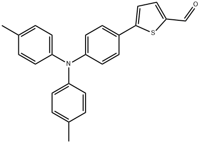 2-Thiophenecarboxaldehyde, 5-[4-[bis(4-methylphenyl)amino]phenyl]- Structure