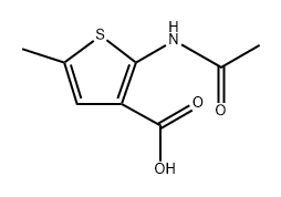 2-Acetamido-5-methylthiophene-3-carboxylic acid Structure