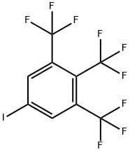 Benzene, 5-iodo-1,2,3-tris(trifluoromethyl)- Structure