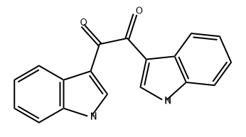 Ethanedione, di-1H-indol-3-yl- Structure