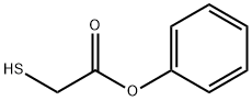 Acetic acid, 2-mercapto-, phenyl ester Structure