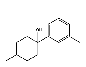 Cyclohexanol, 1-(3,5-dimethylphenyl)-4-methyl- Structure