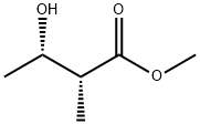 Butanoic acid, 3-hydroxy-2-methyl-, methyl ester, (2R,3S)- Structure