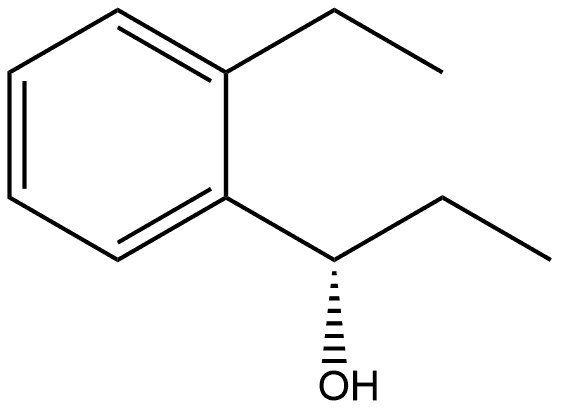 (S)-1-(2-ethylphenyl)propan-1-ol Structure