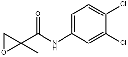 2-Oxiranecarboxamide, N-(3,4-dichlorophenyl)-2-methyl- 구조식 이미지