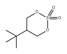 1,3,2-Dioxathiane, 5-(1,1-dimethylethyl)-, 2,2-dioxide Structure