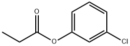 Propanoic acid, 3-chlorophenyl ester 구조식 이미지