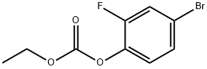 Carbonic acid, 4-bromo-2-fluorophenyl ethyl ester Structure