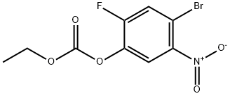 Carbonic acid, 4-bromo-2-fluoro-5-nitrophenyl ethyl ester Structure