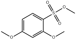 Benzenesulfonic acid, 2,4-dimethoxy-, methyl ester 구조식 이미지