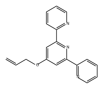 2,2':6',2''-Terpyridine, 4'-(2-propen-1-yloxy)- Structure