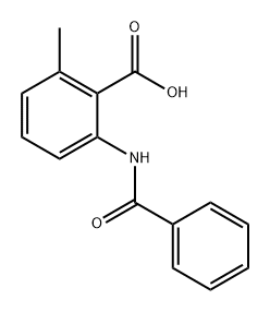 Benzoic acid, 2-(benzoylamino)-6-methyl- Structure