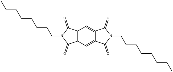 Benzo[1,2-c:4,5-c']dipyrrole-1,3,5,7(2H,6H)-tetrone, 2,6-dioctyl- Structure