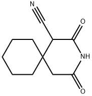 2,4-Dioxo-3-azaspiro[5.5]undecane-1-carbonitrile 구조식 이미지