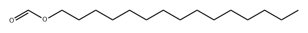 1-Pentadecanol, 1-formate Structure