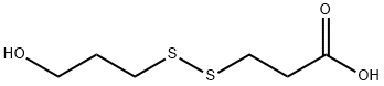 Propanoic acid, 3-[(3-hydroxypropyl)dithio]- 구조식 이미지