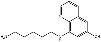 8-((5-Aminopentyl)amino)quinolin-6-ol 구조식 이미지