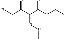 Butanoic acid, 4-chloro-2-(methoxyimino)-3-oxo-, ethyl ester, (2Z)- Structure