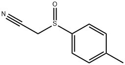 Acetonitrile, 2-[(4-methylphenyl)sulfinyl]- 구조식 이미지