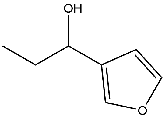 3-Furanmethanol, α-ethyl- 구조식 이미지