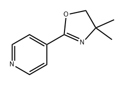 Pyridine, 4-(4,5-dihydro-4,4-dimethyl-2-oxazolyl)- Structure