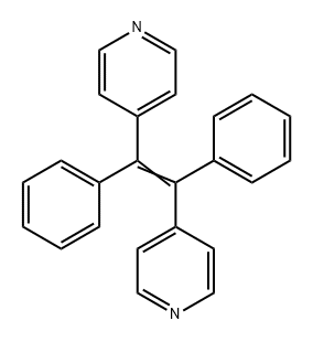 Pyridine, 4,4'-(1,2-diphenyl-1,2-ethenediyl)bis- (9CI) Structure