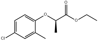Propanoic acid, 2-(4-chloro-2-methylphenoxy)-, ethyl ester, (2R)- 구조식 이미지