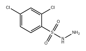 Benzenesulfonic acid, 2,4-dichloro-, hydrazide Structure