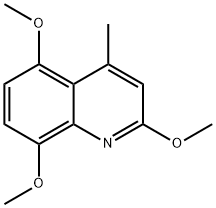 2,5,8-Trimethoxy-4-methylquinoline 구조식 이미지