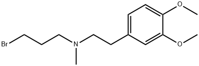 Benzeneethanamine, N-(3-bromopropyl)-3,4-dimethoxy-N-methyl- Structure