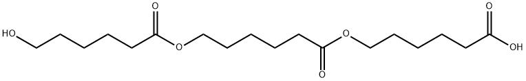 Hexanoic acid, 6-[(6-hydroxy-1-oxohexyl)oxy]-, 5-carboxypentyl ester (9CI) Structure