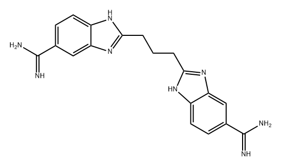 1H-Benzimidazole-5-carboximidamide, 2,2'-(1,3-propanediyl)bis- (9CI) Structure