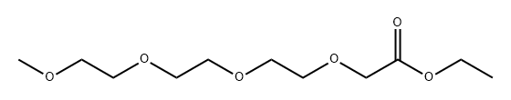 3,6,9,12-Tetraoxatridecanoic acid, ethyl ester 구조식 이미지