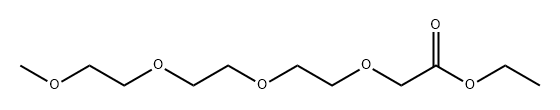 3,6,9,12-Tetraoxatridecanoic acid, ethyl ester Structure