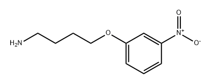 1-Butanamine, 4-(3-nitrophenoxy)- Structure