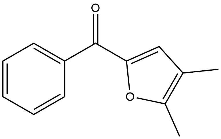 (4,5-Dimethyl-2-furanyl)phenylmethanone Structure