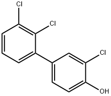 2-Chloro-4-(2,3-dichlorophenyl)phenol Structure