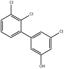 [1,1'-Biphenyl]-3-ol, 2',3',5-trichloro- Structure