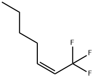 2-Heptene, 1,1,1-trifluoro-, (Z)- (9CI) Structure