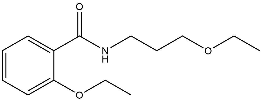 2-Ethoxy-N-(3-ethoxypropyl)benzamide Structure