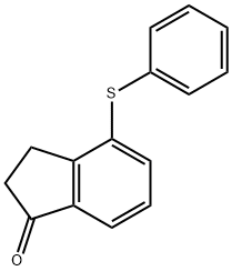 1H-Inden-1-one, 2,3-dihydro-4-(phenylthio)- Structure