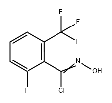 Benzenecarboximidoyl chloride, 2-fluoro-N-hydroxy-6-(trifluoromethyl)- 구조식 이미지