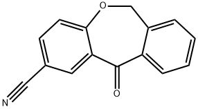 Dibenz[b,e]oxepin-2-carbonitrile, 6,11-dihydro-11-oxo- Structure