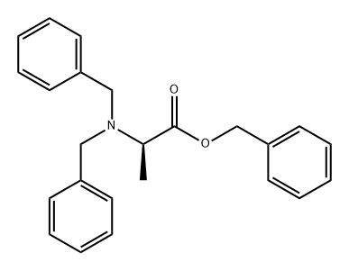 D-Alanine, N,N-bis(phenylmethyl)-, phenylmethyl ester Structure