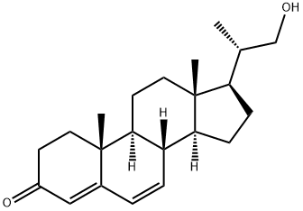 Pregna-4,6-dien-3-one, 21-hydroxy-20-methyl-, (20S)- Structure