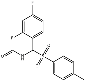 Formamide, N-[(2,4-difluorophenyl)[(4-methylphenyl)sulfonyl]methyl]- Structure