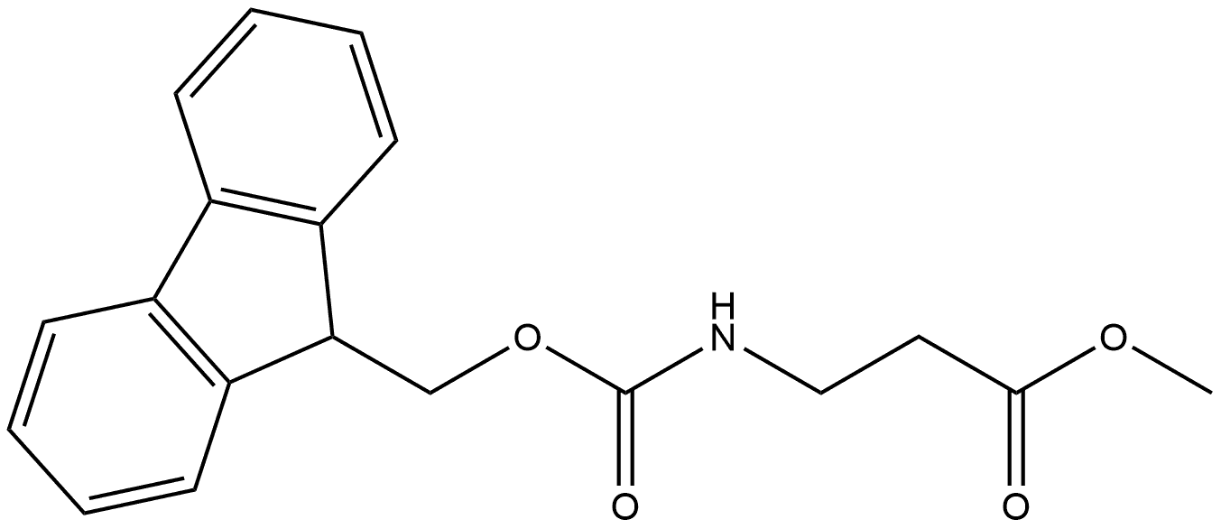 Methyl 3-([(9h-fluoren-9-ylmethoxy)carbonyl]amino)propanoate Structure